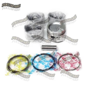 Engine Piston Set w/ Ring Set For Toyota 4Y Gas/LPG 5FG 6FG 7FG Forklift - Picture 1 of 4