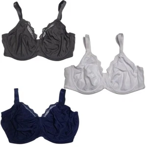 Sujetador con aros M&S Minimiser Marks and Spencer sin moldear azul marino talla 40GG - Imagen 1 de 39