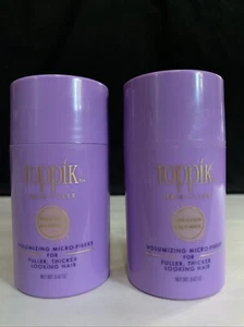 2x Toppik Hair Filler Volumizing Micro-Fibers Fuller Thicker Med Blonde 0.42 Oz - Picture 1 of 4
