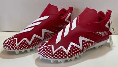 Adidas Unisex Kids Freak Spark J-Team GW3372 Size 5.5 Red Football Cleats NWT - Image 1 of 4