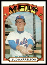 1972 Topps #53 Bud Harrelson New York Mets NR-MINT SET BREAK!