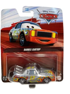 Mattel Disney Pixar Cars DARRELL CARTRIP with FLAMES new # 17 - Picture 1 of 4
