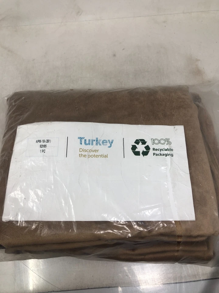 Funda Sofá 52 x 95 100% Poliéster Reversible Impermeable. Crema y caqui. Foto 1 de 4