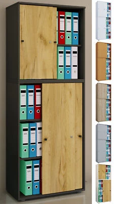 Büroschrank Aktenschrank Schiebetüren Lona 5fach - Bild 1 von 3