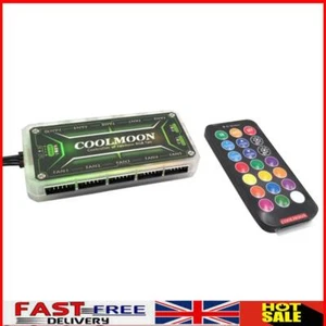 COOLMOON RGB Light Remote Dimmer DC12V 5A LED RGB Color Intelligent Controller - Afbeelding 1 van 12
