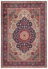 Tabriz Handgeknüpfter Perserteppich 302 x 200 cm-Fine,Orient,Carpet,rug,Beige