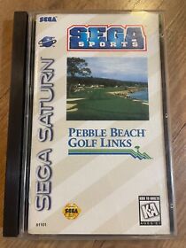 Pebble Beach Golf Links Sega Saturn CIB Complete Excellent