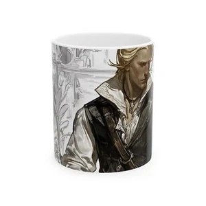Heroic Fantasy Character Ceramic Mug, Gift for Fantasy Lovers, Gamers [...] - Picture 1 of 16