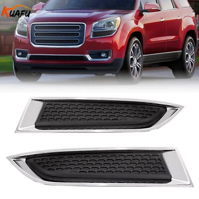 Headlight Cover Bezel Trim For 2013-2016 GMC Acadia # 20982400, 20982401 Pair - Image 1 of 4