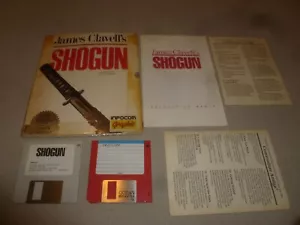 JUEGO DE COMPUTADORA AMIGA JAMES CLAVELLS SHOGUN PC CON MANUAL Y CAJA RARO COMMODORE - Imagen 1 de 3
