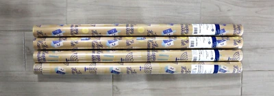 Hanukkah Gift Wrap Wrapping Paper Holiday 4- Happy Hanukkah Menorah Dreidel - Image 1 of 2