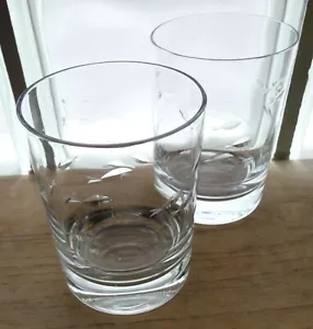2 gafas dobles antiguas de cristal corte de arrecife de caja y barril - Imagen 1 de 7