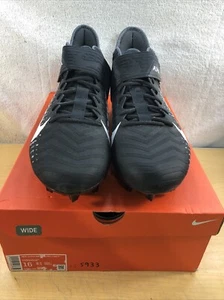 Nike Alpha Menace Pro 2 Black Football Cleats Men's Size 16 Wide (5933) - Picture 1 of 10