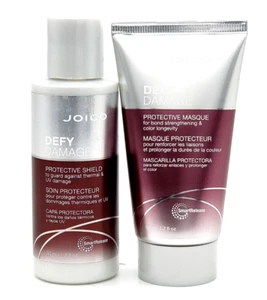 JOICO DEFY DAMAGE PROTECTIVE MASQUE 1.7 oz & PROTECTIVE SHIELD 1.7 oz - Picture 1 of 4