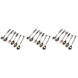 18 Pcs Geschirr Set Einzigartige Royal Liefert Kaffee Löffel Für Hause Küche - Bild 1 von 12