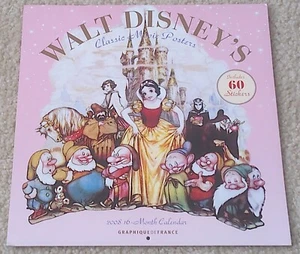 Walt Disney's Classic Film Poster Calendario 2008 - Foto 1 di 2
