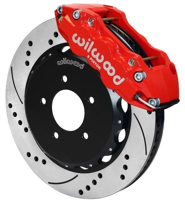 KIT FRENO DISCO WILWOOD,DELANTERO,99-06 BMW E46,320i,323i,325i,328i,330i,14",ROJO,DRLD Foto 1 de 1