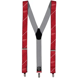 Men's Red Detroit Red Wings Suspenders - Picture 1 of 1