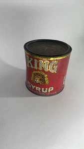 Old KING SYRUP LION Tin Baltimore MD 44 oz - Picture 1 of 4