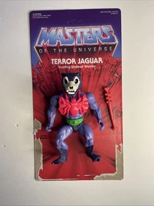 Super 7 Masters Of The Universe Terror Jaguar Loose Complete W Full Card Back - Picture 1 of 11