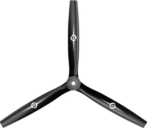 Master Airscrew 3-Blade 12x6 Performance Propeller - R, Black  - Picture 1 of 7