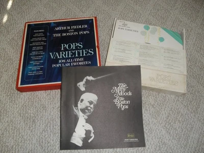 READERS DIGEST ARTHUR FIEDLER & THE BOSTON POPS 9 LP BOXSET 1969 EX VINYL VG BOX - Image 1 of 2