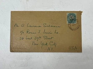South Africa 2d Springbok Cover to New York USA – Vintage Postal History - Picture 1 of 2
