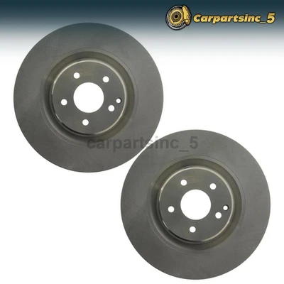 2 rotores de freno delanteros para Mercedes-Benz CLK55 AMG 5,4 L 2003 2004 Foto 1 de 4