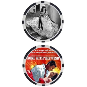 GONE WITH THE WIND – SCARLETT O’HARA – VIVIEN LEIGH - POKER CHIP - Picture 1 of 2