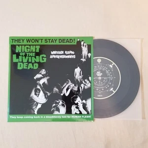Night Of The Living Dead Vinyl 7" Vintage Radio Spots Halloween George A. Romero - Picture 1 of 10