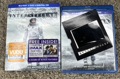 Interstellar (Blu-ray/DVD) WITH 70MM FILM CELL FROM IMAX Foto 1 de 4