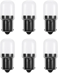 1141 BA15s Bayonet LED Bulbs 12V, 6 Count (Pack of 1), Warm White  - Picture 1 of 7