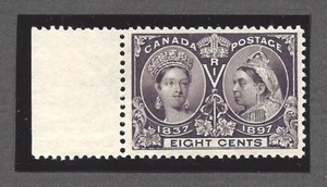 Canada Stamp #56, 1897 Jubilee, 8 Cent Violet, MNH, F/VF, Small Gum Crease - Picture 1 of 2
