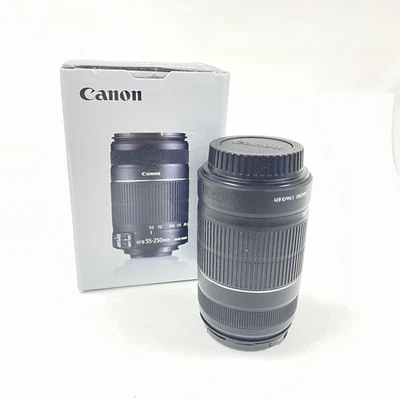 Canon Zoom EF-S Lens 55-250mm f/4-5.6 银色 — 第 1/4 张图片