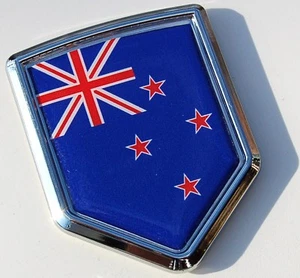 New Zealand Decal Flag Car Chrome Emblem Sticker - Foto 1 di 2