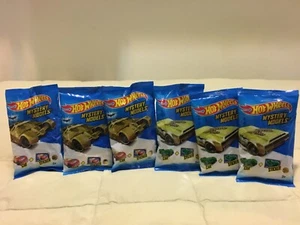 HOT WHEELS 2016-2015 Mystery Models Lot of 6 Gold Chase Cars NEW “WITH BONUS” - Picture 1 of 9