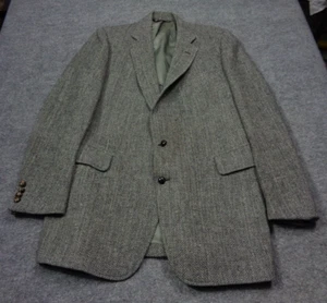 Blazer de Colección Jos A Bank Para Hombres 42 Harris Tweed Gris Abrigo Deportivo Chaqueta Lana - Imagen 1 de 16