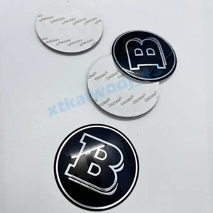 4x 65mm Premium Emblem für Mercedes Benz Brabus Nabendeckel Aufkleber Hochwertig - Bild 1 von 3