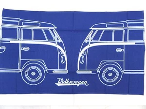 + VOLKSWAGEN VW Geschirrtuch T1 blau  - DAS ORIGINAL T1, T2, T3, T4, T5 - Bild 1 von 1