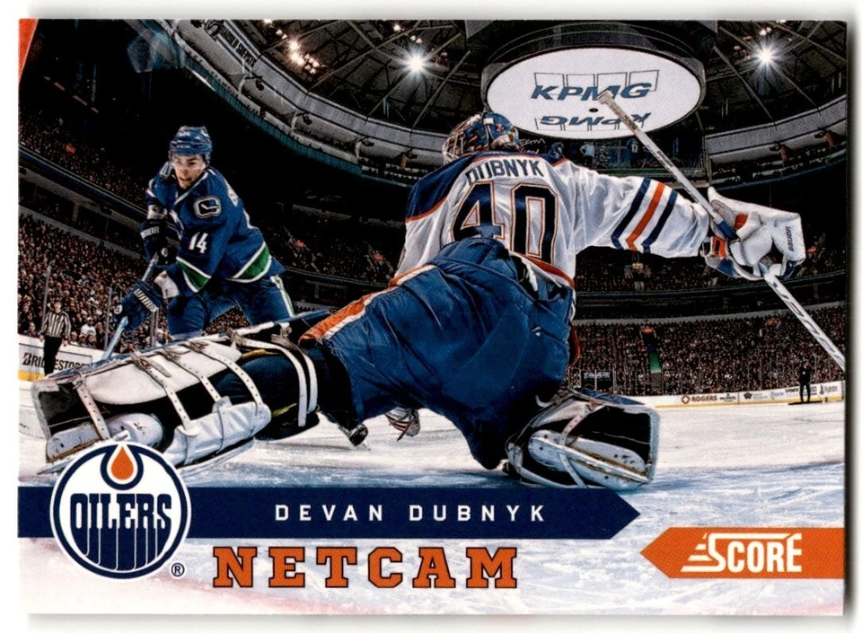 Devan Dubnyk 2013-14 Score Netcam #NC-2 Edmonton Oilers - Image 1 of 2
