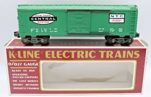 K-Line K-643001 NYC Classic Box Car O Gauge In the Box 1:48 Scale Green - Picture 1 of 9