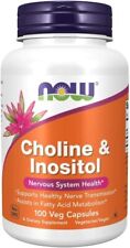 NOW Choline & Inositol 500 Mg,100 Capsules, Free Shipping Au