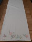X1 Vintage Embroidered Bolster Cushion 18x52 Inches