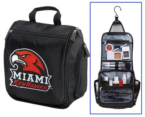 Miami RedHawks Toiletry Bag- Shaving Kit -Travel Bags Dopp Kit Men Women Cover