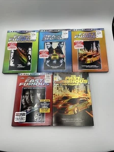 The Fast And The Furious DVD Bundle 1 23 4 Tokyo Drift With Slipcovers - Picture 1 of 2