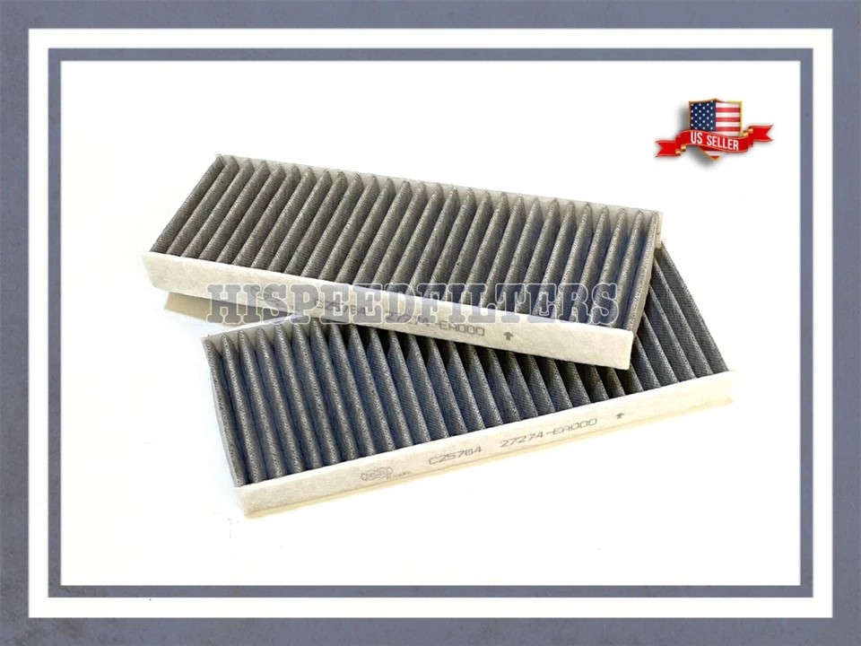 C25764 Charcoal Carbon Cabin Air Filter for Nissan Frontier Pathfinder Xterra - Image 1 of 1