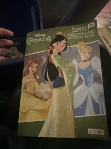 Disney Princess Jumbo Coloring And Activity Book - Foto 1 di 1