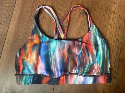 Sujetador deportivo Lululemon LW2AYSS Energy para mujer talla 6 en Chroma Fusion multicolor Foto 1 de 4