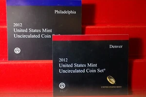 2012 U.S. Mint Set -  Philadelphia and Denver 28 Coins  - Picture 1 of 2