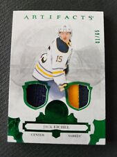 2017-18 UPPER DECK UD ARTIFACTS JACK EICHEL #61 #ed 1/65 DUAL JERSEY PATCH GREEN